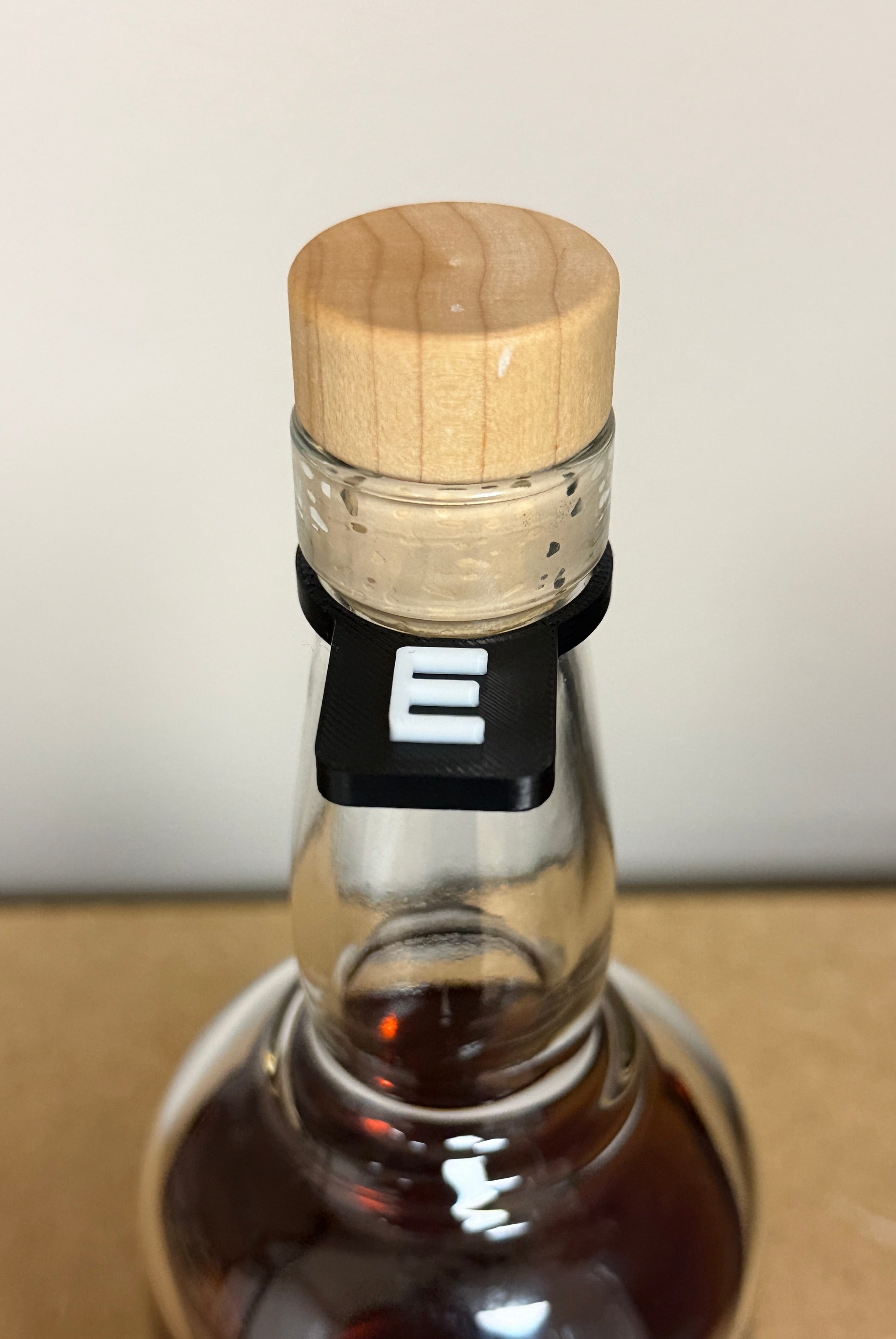 Blind Tasting Glencairn and Bottle Markers