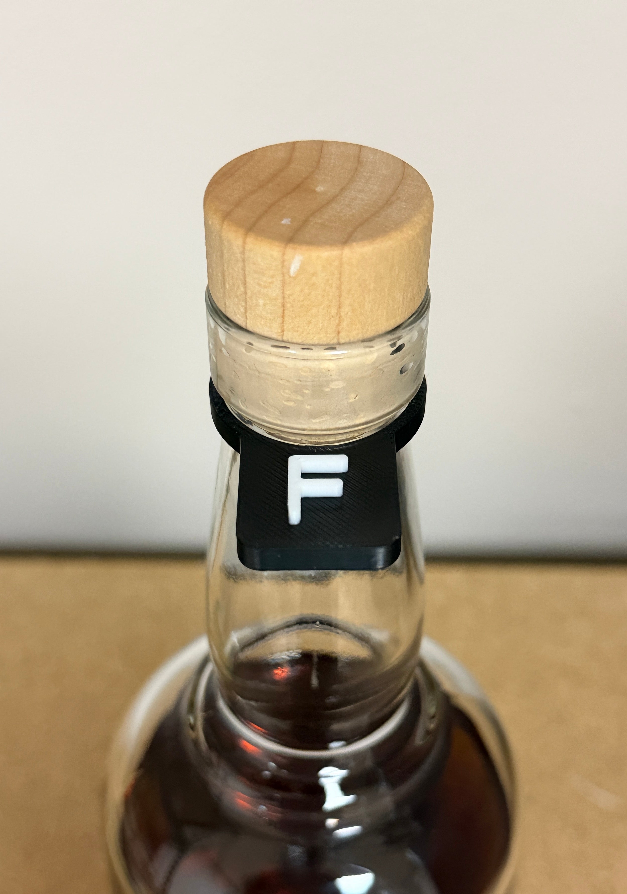 Blind Tasting Glencairn and Bottle Markers